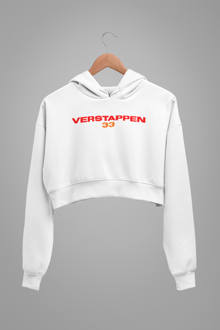 Verstappen 33 Crop Hoodie