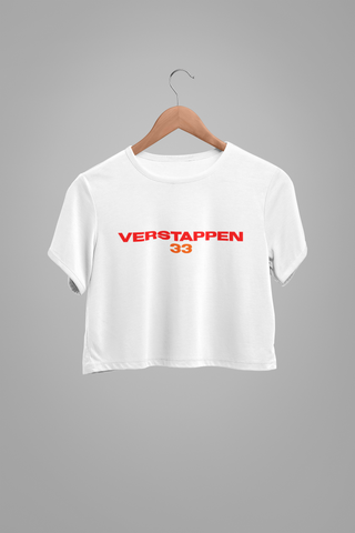 Verstappen 33 Crop Top